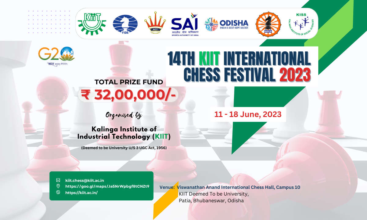 14th KIIT International Chess Festival 2023