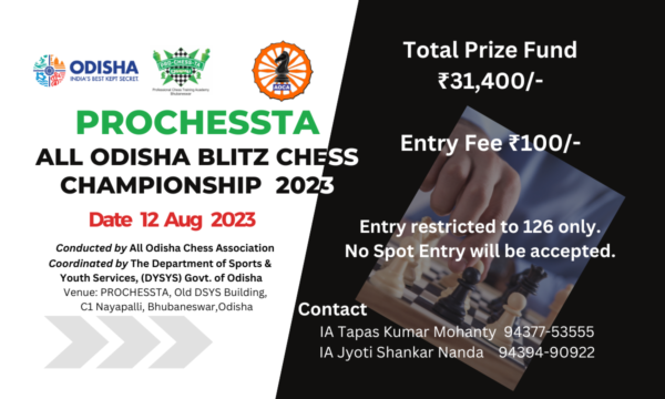 All Odisha Blitz Chess Tournament