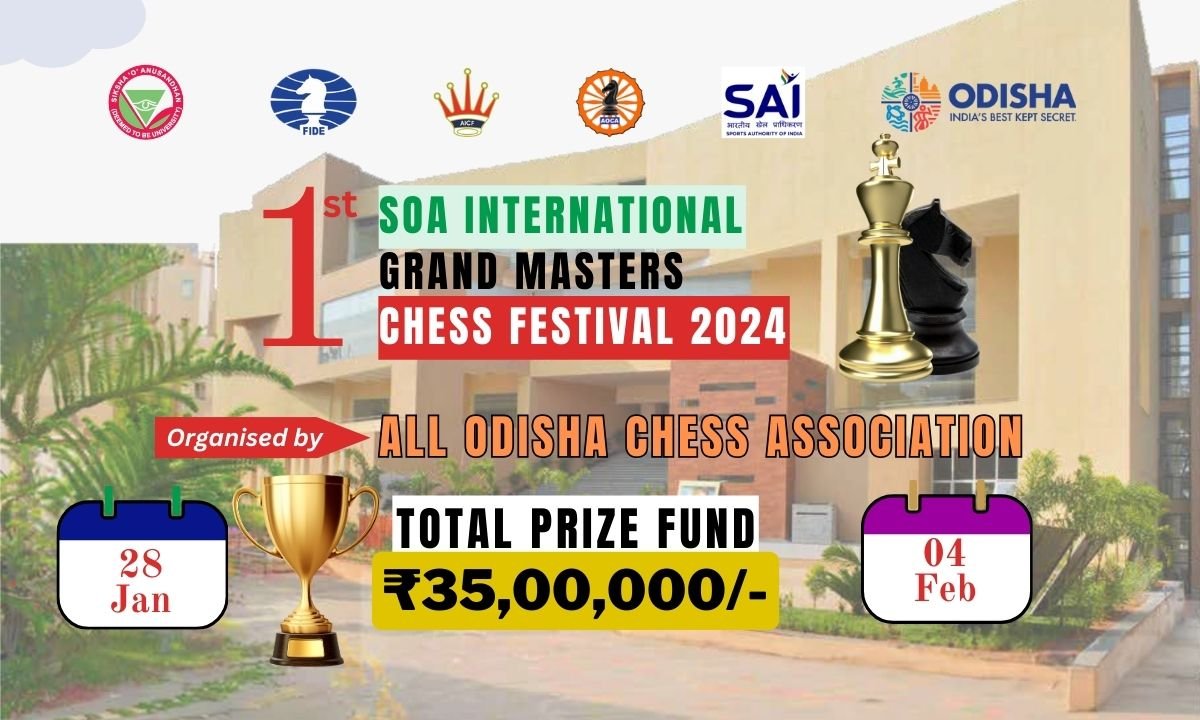 3rd Dr Baishnab Parida Memorial – All Odisha Open Chess Tournament 2023 