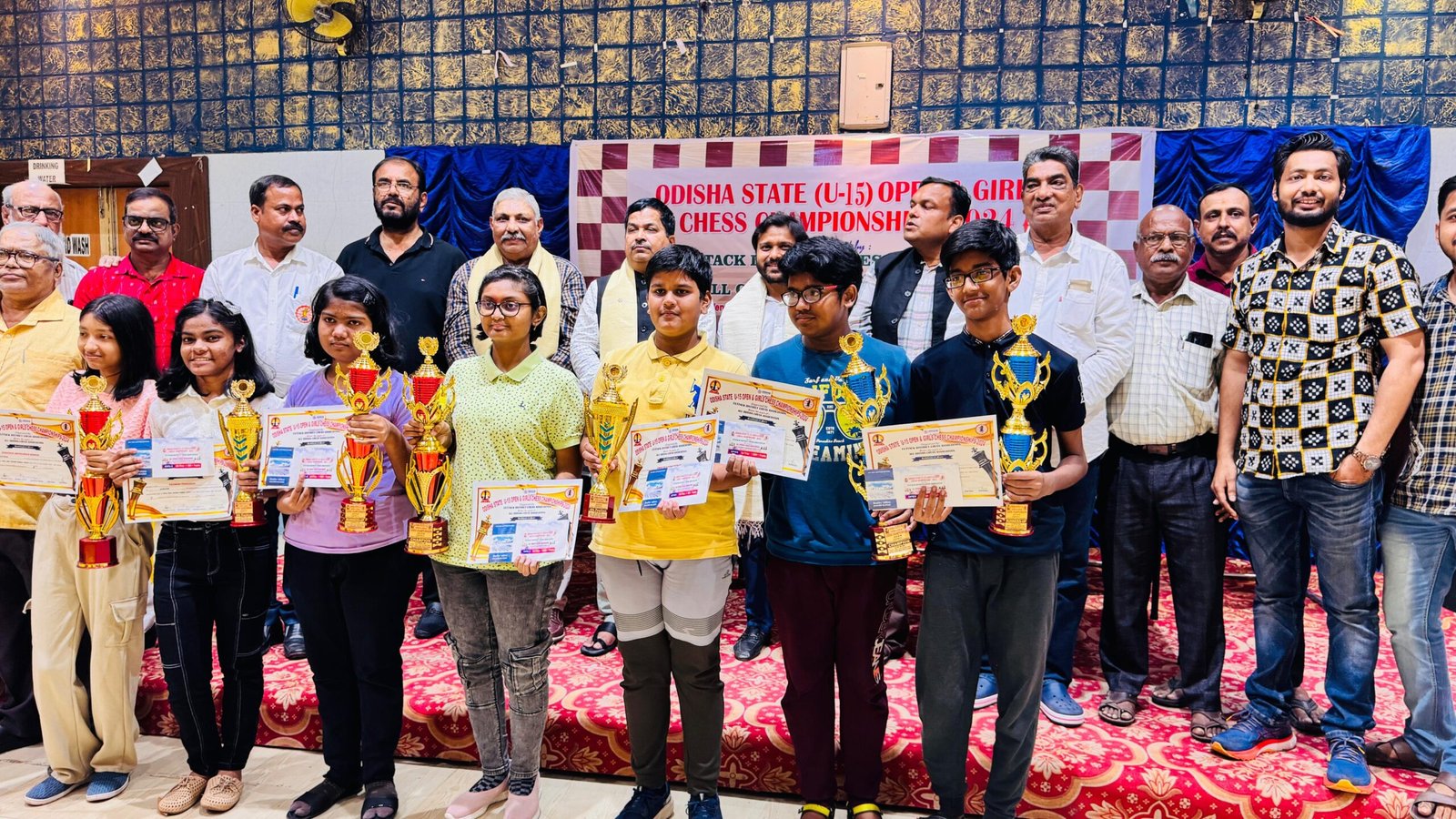 Odisha State U-15 Open & Girls Chess Championships 2024