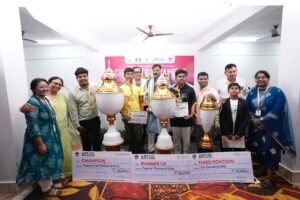 Ranit Maity of WB clinched the Championship trophy in 20th KT Global School International FIDE Rated Chess Tournament 2025